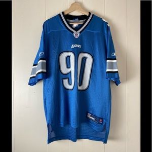 Ndamukong Suh Detroit Lions Football Jersey Reebok